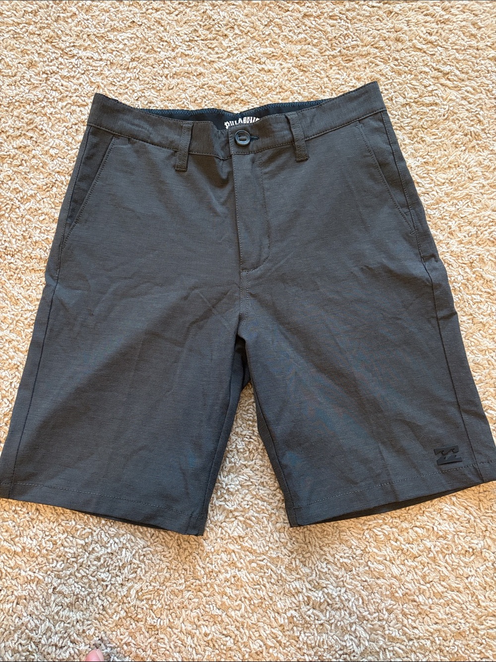 Billabong men’s blackish gray shorts size 27. Crossfire submersibles.